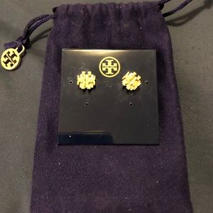 Tory Burch Gold Logo Studs